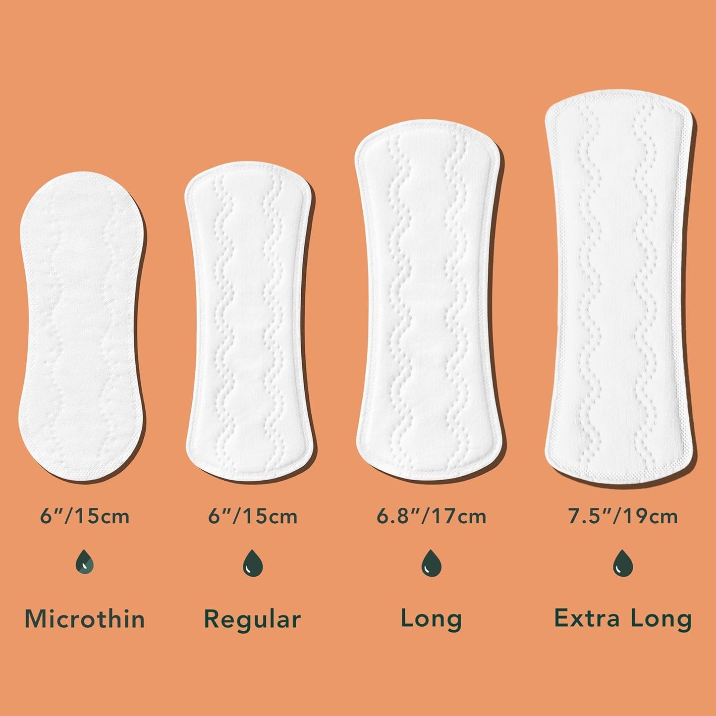 Rael Panty Liners for Women, Organic Cotton Cover - Regular Pantiliners, Light Absorbency, Unscented, Chlorine Free (Regular, 44 Count)