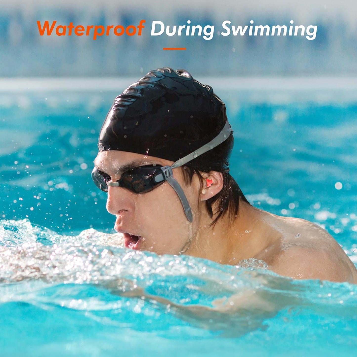 New Type Ear Plugs for Sleeping Noise Cancelling, 10 Pairs Reusable Earplugs for Sleeping, Concert, Snoring, Travel, Work, 10 Colors, 33dB NRR (10 Colors)