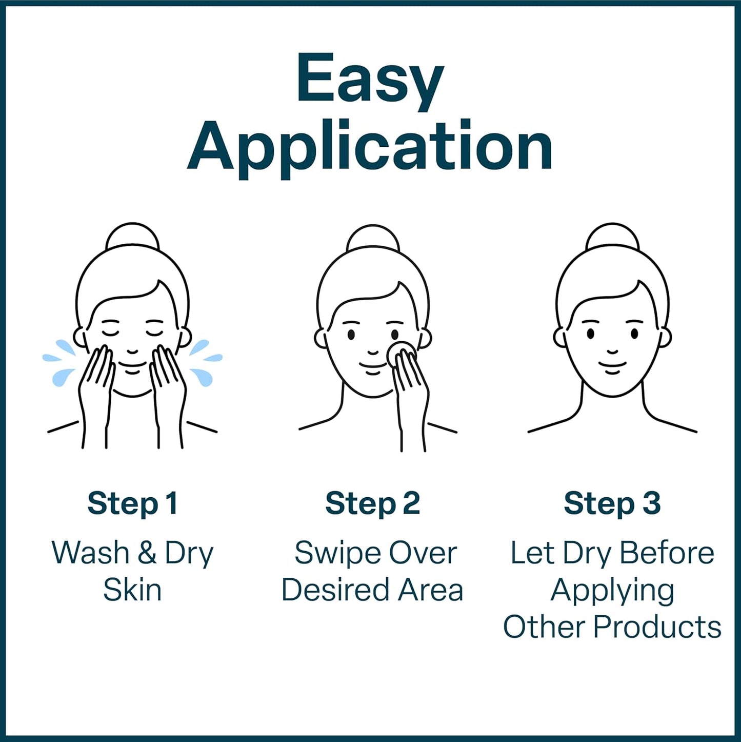 Pore Refining Toner Pads with Salicylic Acid and Niacinamide in a Witch Hazel Solution - With Vitamins B5, C & E, Chamomile & Green Tea - Helps Reduce the Look of Enlarged Pores