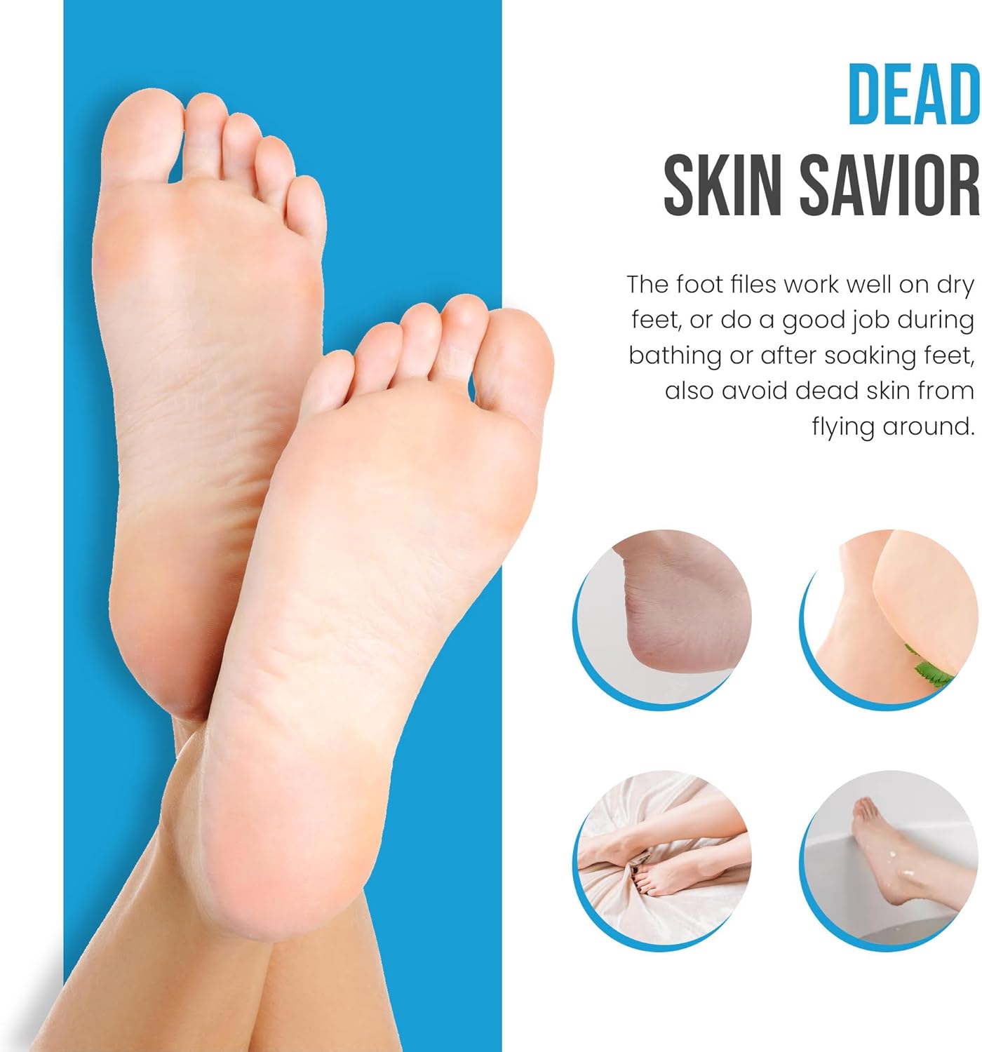 Foot Rasp Foot File Callus Remover Professional 7” Corn Removers for Toes Foot Care Pumice Pedicure Tool to Remove Hard Skin Wet Dry Callus Shaver for Feet, Colossal Stainless Steel by Krisp Beauty