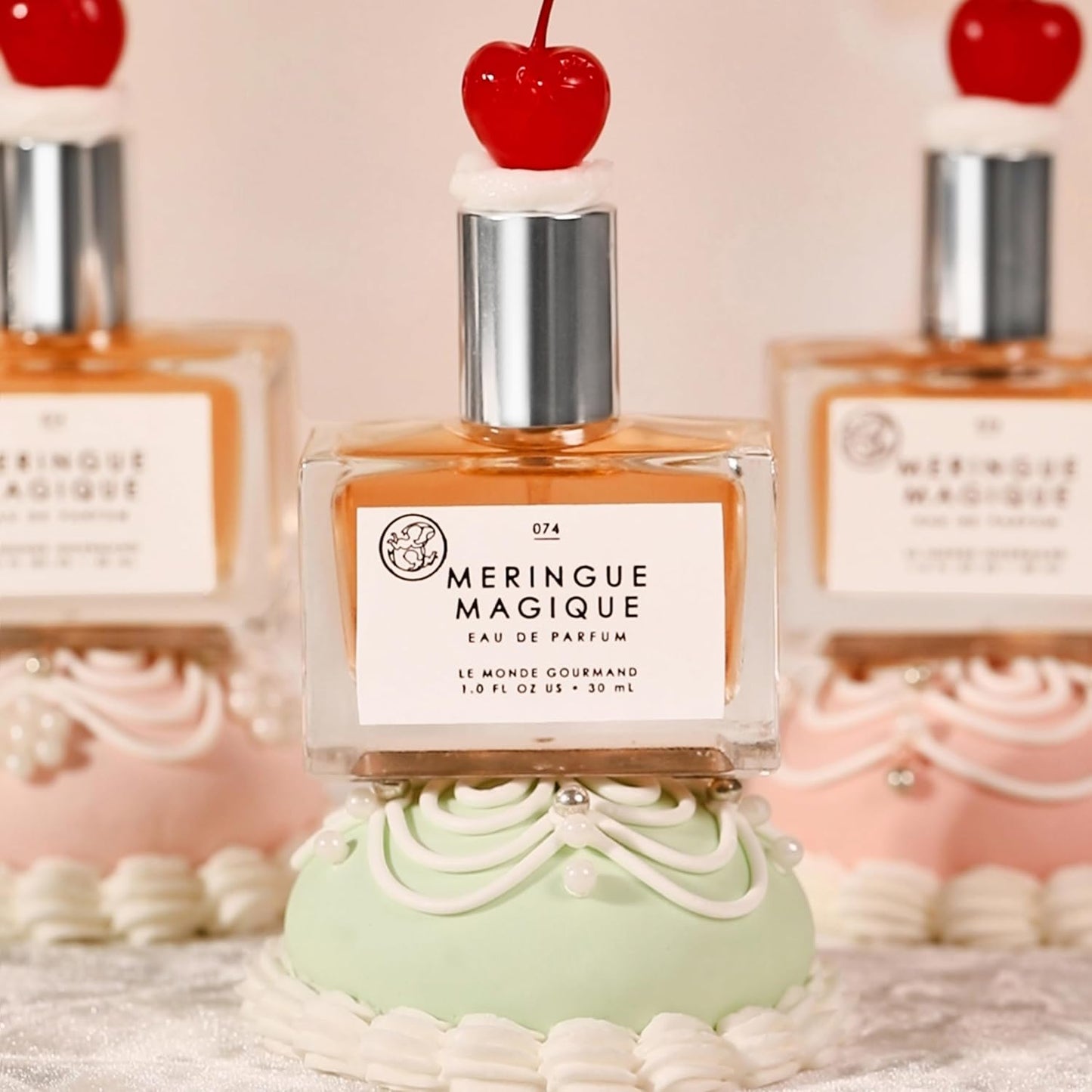 Le Monde Gourmand Meringue Magique Eau de Parfum, Gemeni Bakes Collaboration - 1 fl oz (30 ml) - Praline, Orange, Gardenia Perfume Notes