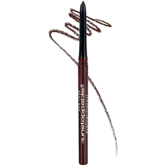 Maybelline Unstoppable Waterproof Mechanical Brown Eyeliner Pencil, Easy to Apply, Smooth Glide, Up to 24 Hour Wear, Cinnabar