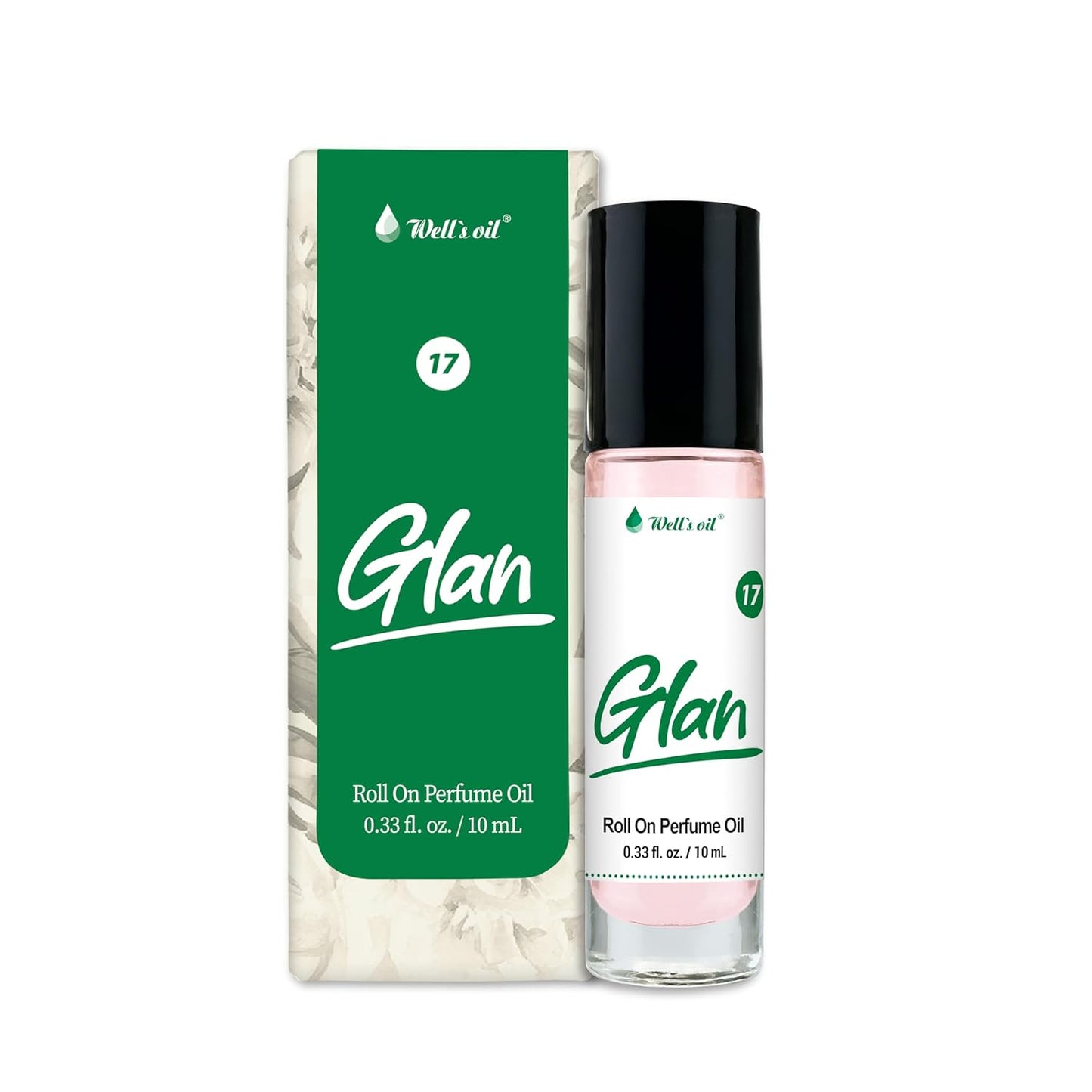 Well's Oil Roll-On Perfume Oil (Glan) | Musky & Fruity Notes | Long-Lasting | Paraben-Free | 0.33 Fl Oz / 10 ml