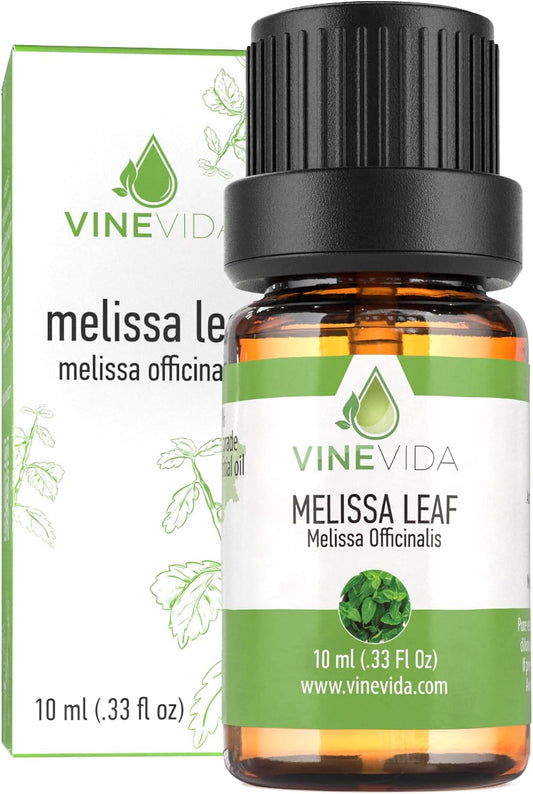 VINEVIDA Melissa Leaf Essential Oil 10 mL - Pure, Undiluted