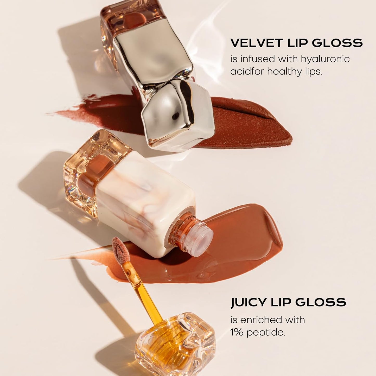 Mistine Makeup Lip Gloss Lip Plumber Non-sticky Tinted Lip Gloss Infused with 1% Peptide Moisturizing Shiny Finish Lip Tint Hydrating Lifter Gloss Lightweight Feeling Lip Oil J02 Secret Love 0.1 fl oz