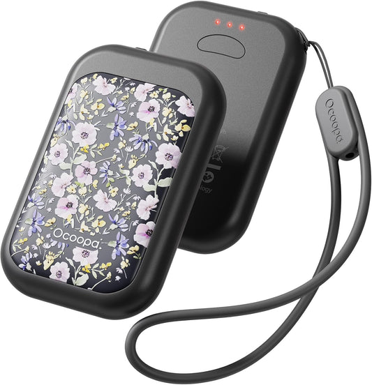 OCOOPA Magnetic Rechargeable Hand Warmers 2 Pack, Card-Style Electric AI Hand Warmers 5000mAh, Pocket Portable Hands Heater, UL Certified, for Men Women, Hunting Essentials, UT4 Young