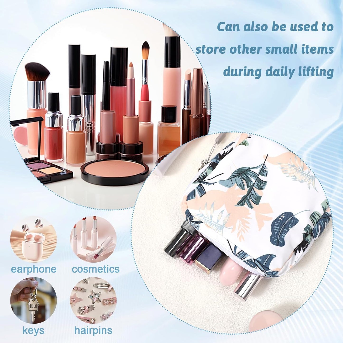 4 Pack Portable Sanitary Napkin Storage Bag, Reusable Samll Period Pouch for Purse Sanitary Pad Storage Bag Menstrual Period Bags Feminine Care Period-Bags, Mini Pouch Feminine Pads-Bags Kit