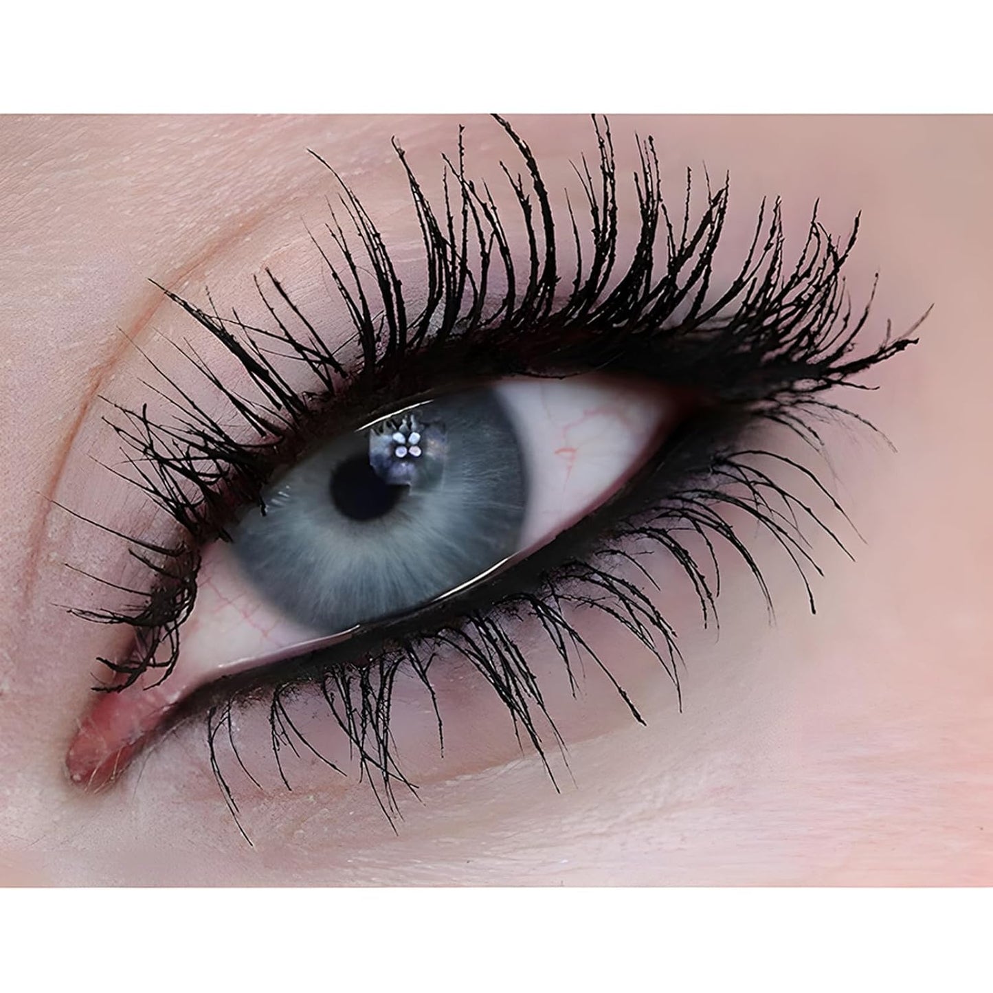 Waterproof Mascara for Eyes White Black Brown Purple Long-lasting colored Mascara Eye Makeup Fast-Dry (Black, 0.17 Fl Oz)