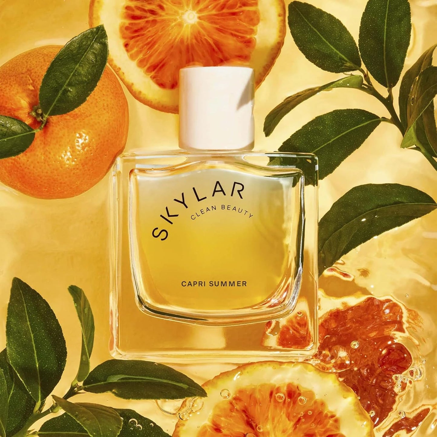Skylar Capri Summer Eau de Parfum - Hypoallergenic & Clean Perfume for Women & Men, Vegan & Safe for Sensitive Skin - Fruity Citrus Perfume, Bergamot, Neroli & Blood Orange - 50mL /1.7 Fl oz