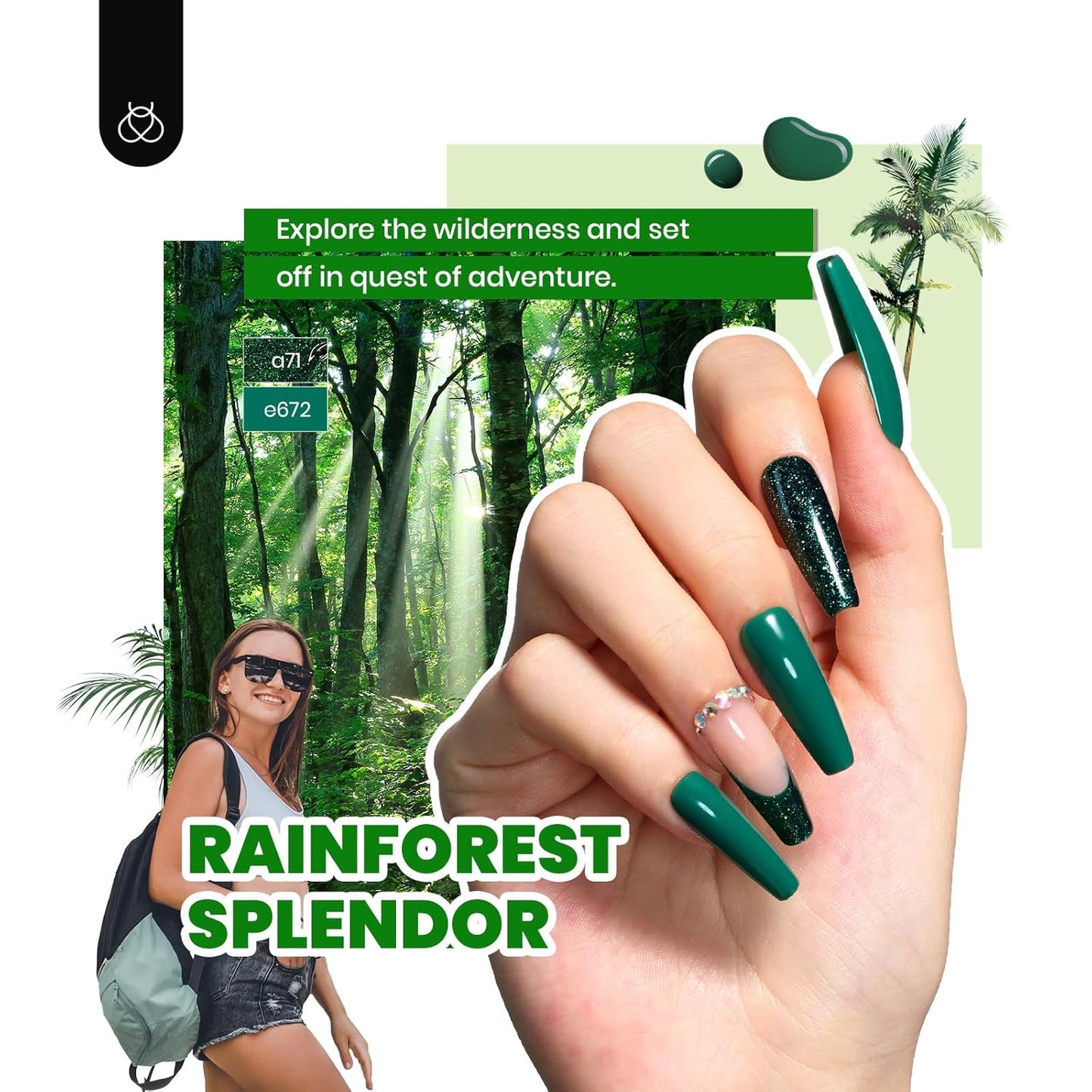 beetles 85 Pcs Gel Nail Polish Kit with UV Light - 35 Colors Gel Polish Set Travel Diary All in One Manicure Kit with Nails Tips and Base Top Coat Soak Off Home DIY Salon Gifts for Women Teens Girls