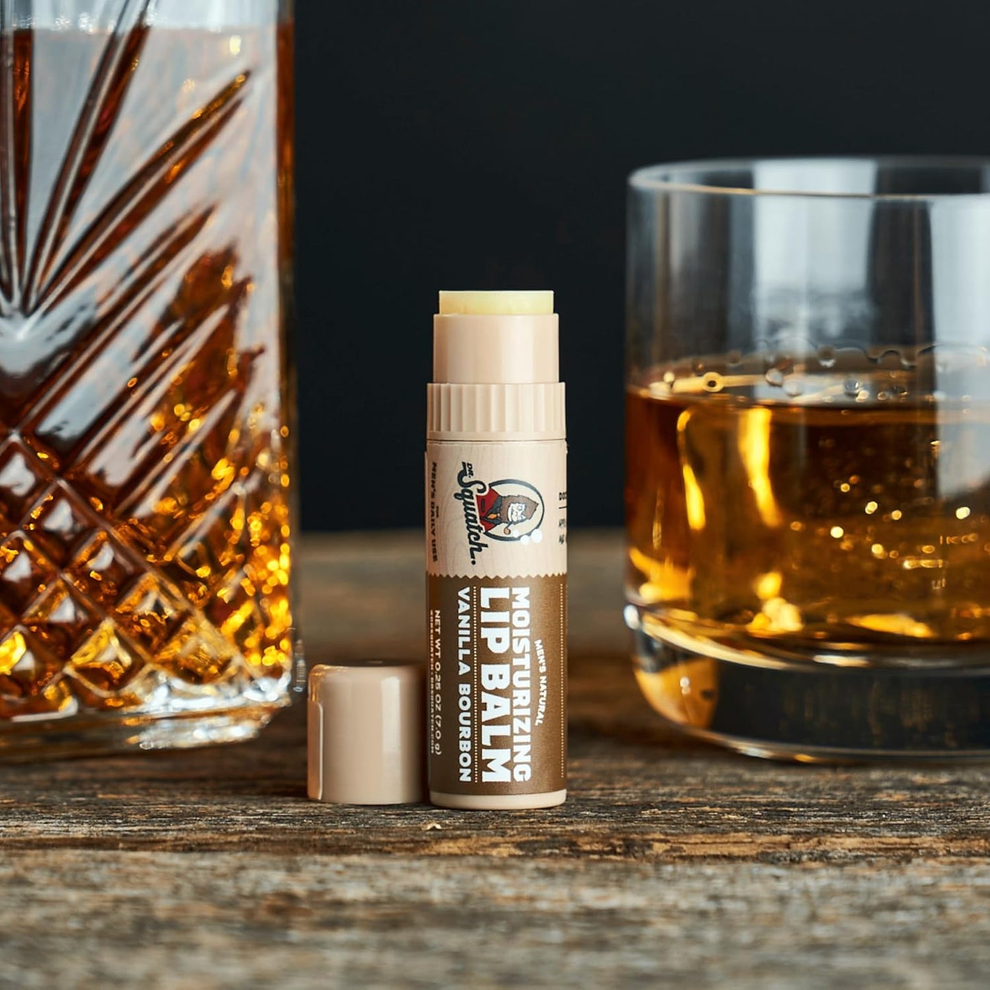 Dr. Squatch NEW Bricc House Travel Pack - Soap Travel Case + Birchwood Breeze, Fresh Falls Soap + Wood Barrel Bourbon Deodorant + Vanilla Bourbon Lip Balm - Full Routine Natural Men's Care Kit