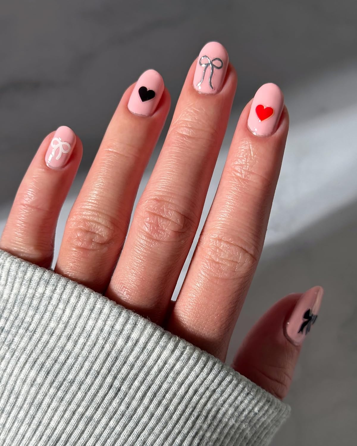 Coquette Nail Stickers - Lightweight & Easy-to-Apply Nail Art with Cute & Trendy Designs - Durable & Long-Lasting Nail Stickers for Women, Ideal for DIY Manicures