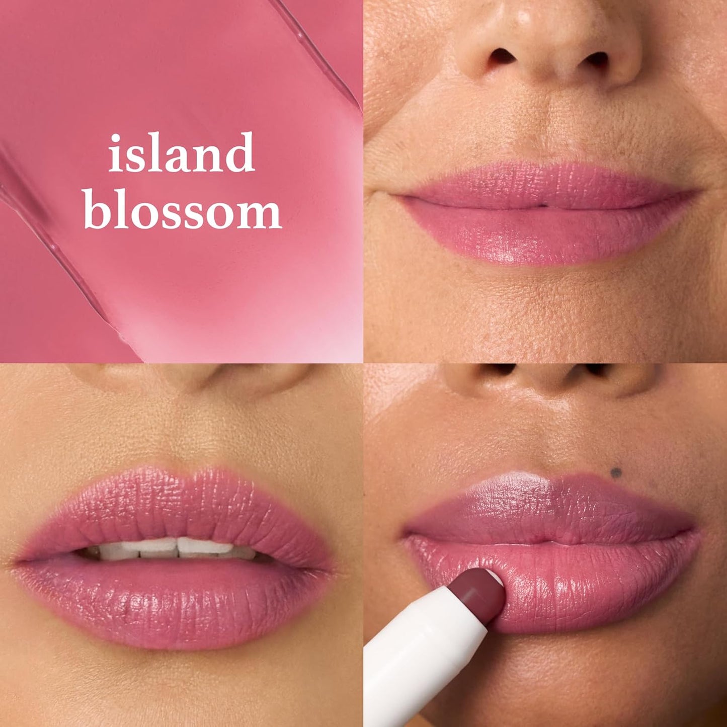 Julep It's Balm Tint of Color Lip Balm - Island Blossom | Hydrating Lip Color with Vitamin E Core | Natural Gloss Finish | Vegan & Cruelty-Free