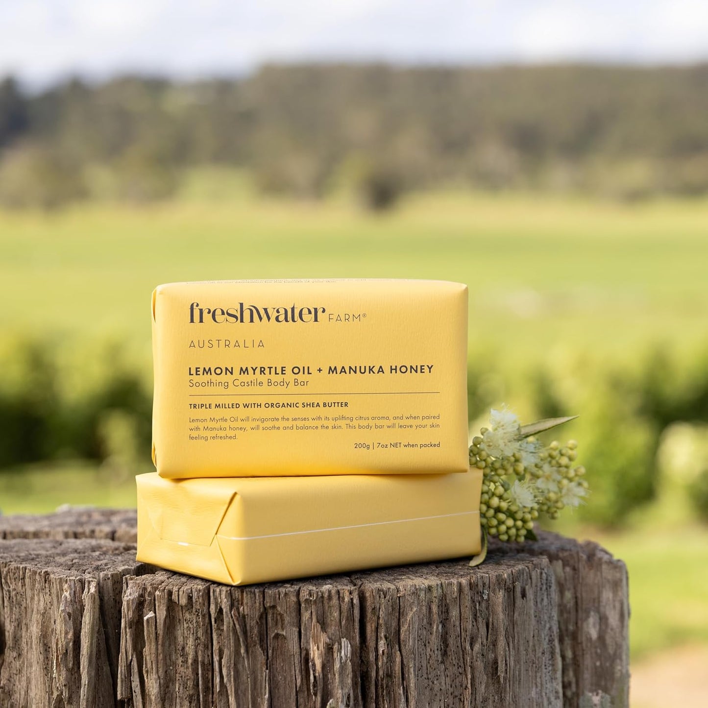 Lem Myrt Manu Honey Body Bar, 7 OZ