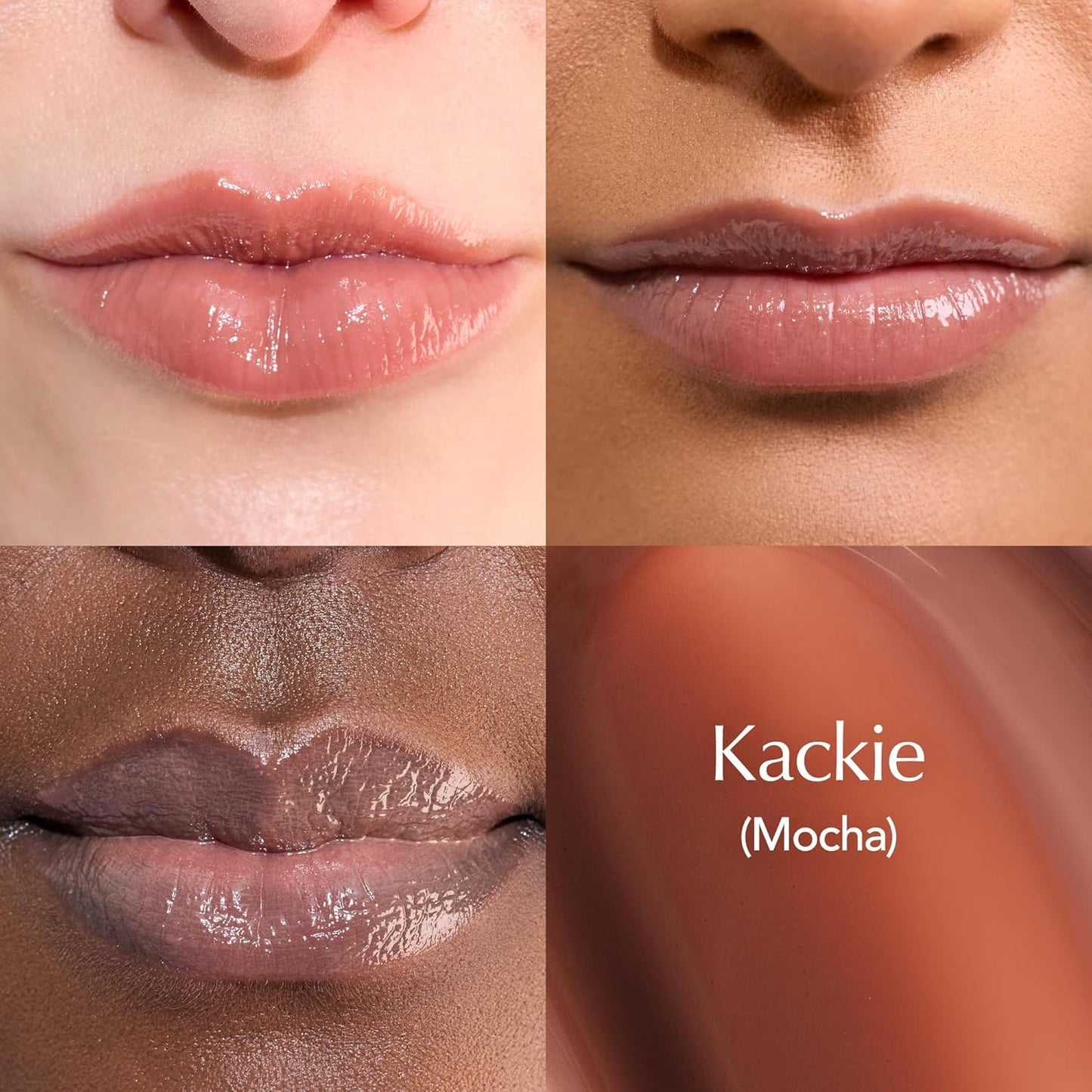 Thrive Causemetics Sheer Strength Lip Plumping Peptide Gloss, Lip Plumper with Vitamin E, Peptides, Plumps, Smooths & Hydrates Lips, High Shine, Vegan & Cruelty Free, Kackie (Mocha)