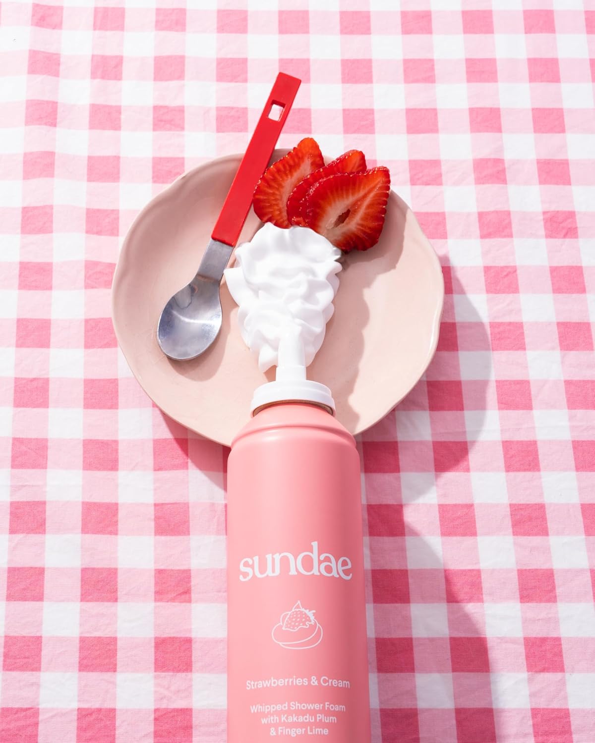 Whipped Shower Foam Strawberries & Cream Foaming Body Wash 8.9 fl oz, 265ml