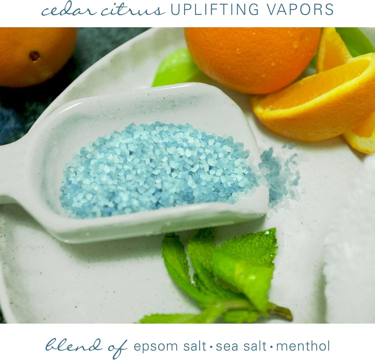 Village Naturals Therapy Tension Concentrated Mineral Bath Soak, Cedar Citrus Scent, 20 Oz, Pack of 3