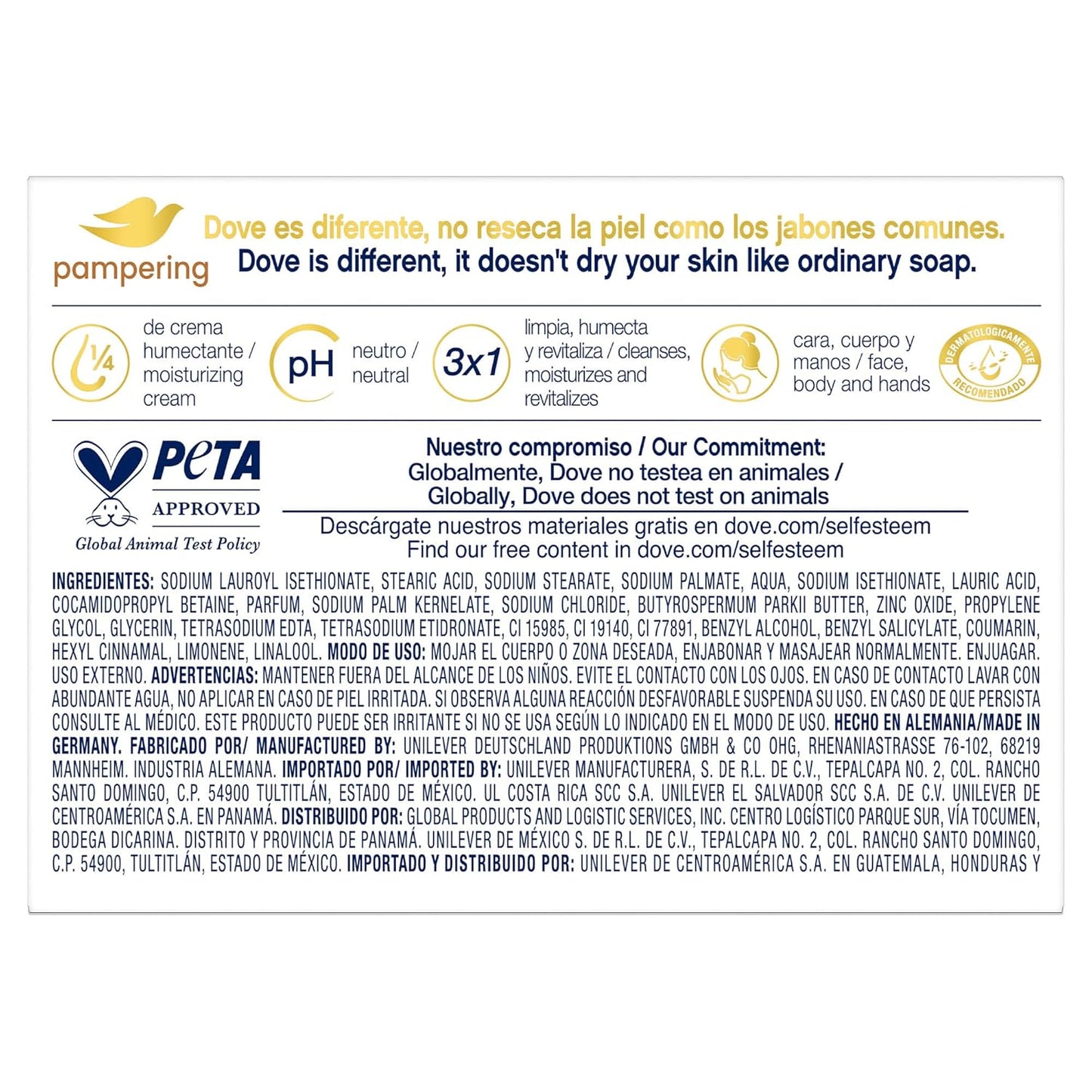 Dove Soap Shea Butter 4.75 Ounce / 135g, 4.75 Fl Ounce