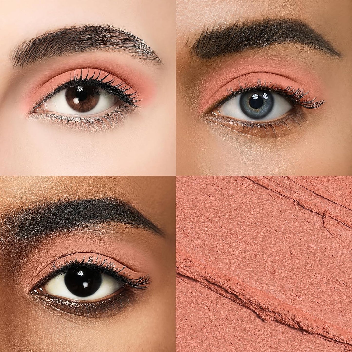 Cream Waterproof Hypoallergenic Eyeshadow Stick, long wear Metallic Glitter Matte Eye Shadow Pencil With Makeup Brush, Eye Brightener, 39 Matte Ruby Red