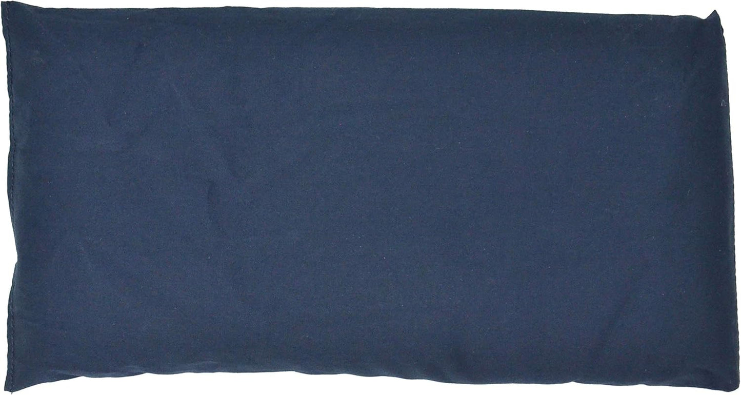 Nature's Approach Basic Herb Pack Rice Heating Pad Microwavable Reusable Heat Pack with Herbal Aromatherapy Fill, Freezer and Microwave Safe for Hot and Cold Therapy, Nighttime Blue