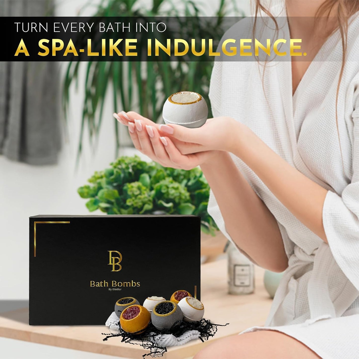 Bath Bombs, 6PC Luxury Gift Set, Girls Gifts, Mothers day Surprise, Valentines Day, Relaxing Kit, Bath Bombs for Women, Organic, Non Toxic, for Sensitive Skin, Natural, Lavender, Essential Oils & Salt