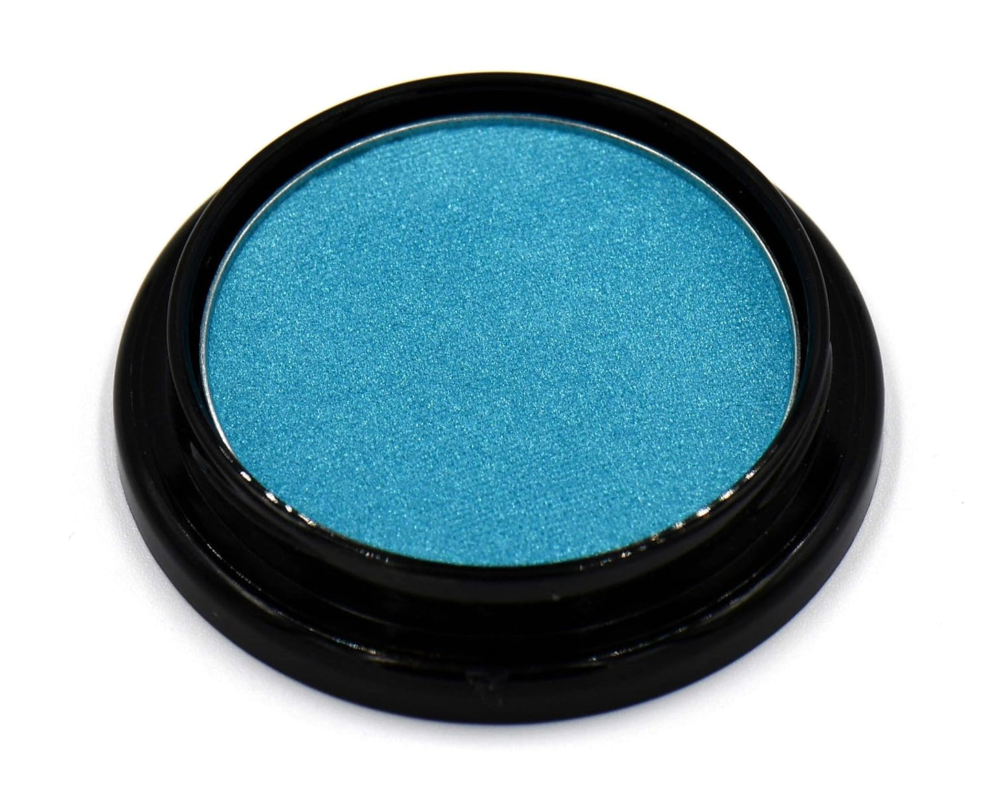 Peacock Neon Jewel Tone Blue Turquoise Teal Shimmer Pressed Powder Single Vegan Eyeshadow; Talc, Paraben & Cruelty Free