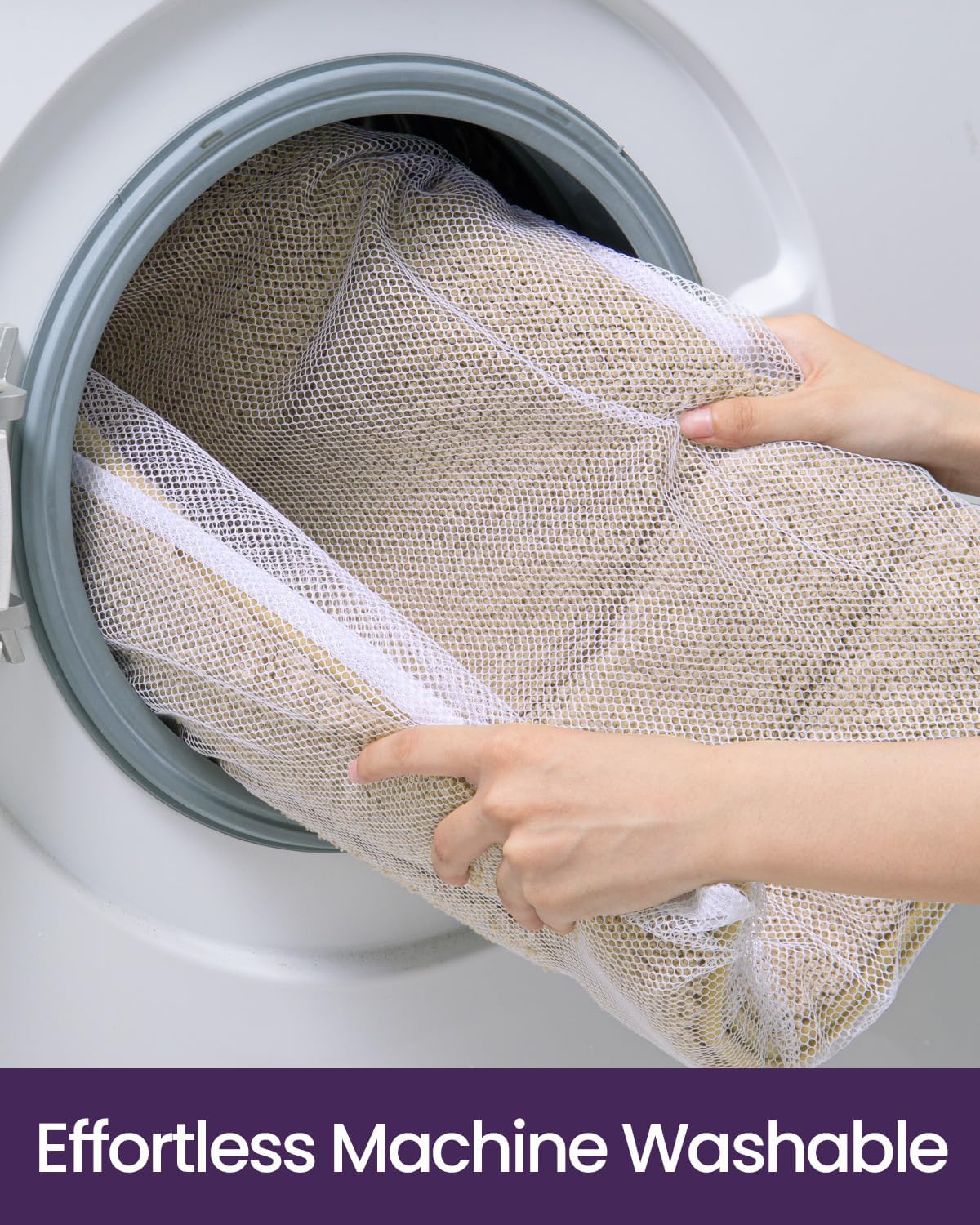 DEXI Bathroom Rug 36x24, Non Slip Washable Bath Mat for Shower Floor, Absorbent Soft Bathmat with Rubber Backing, Quick Dry Microfiber Carpet, Beige