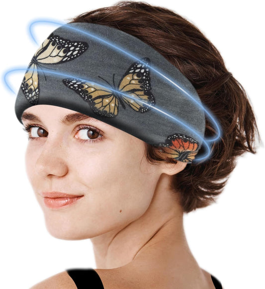 Crimmy Migraine Headache Relief Cap, Cooling Gel Headband Neck Wrap Hat Mask, Soothing Ice Pack Head Face Cold Compress for Tension Stress & Hangover