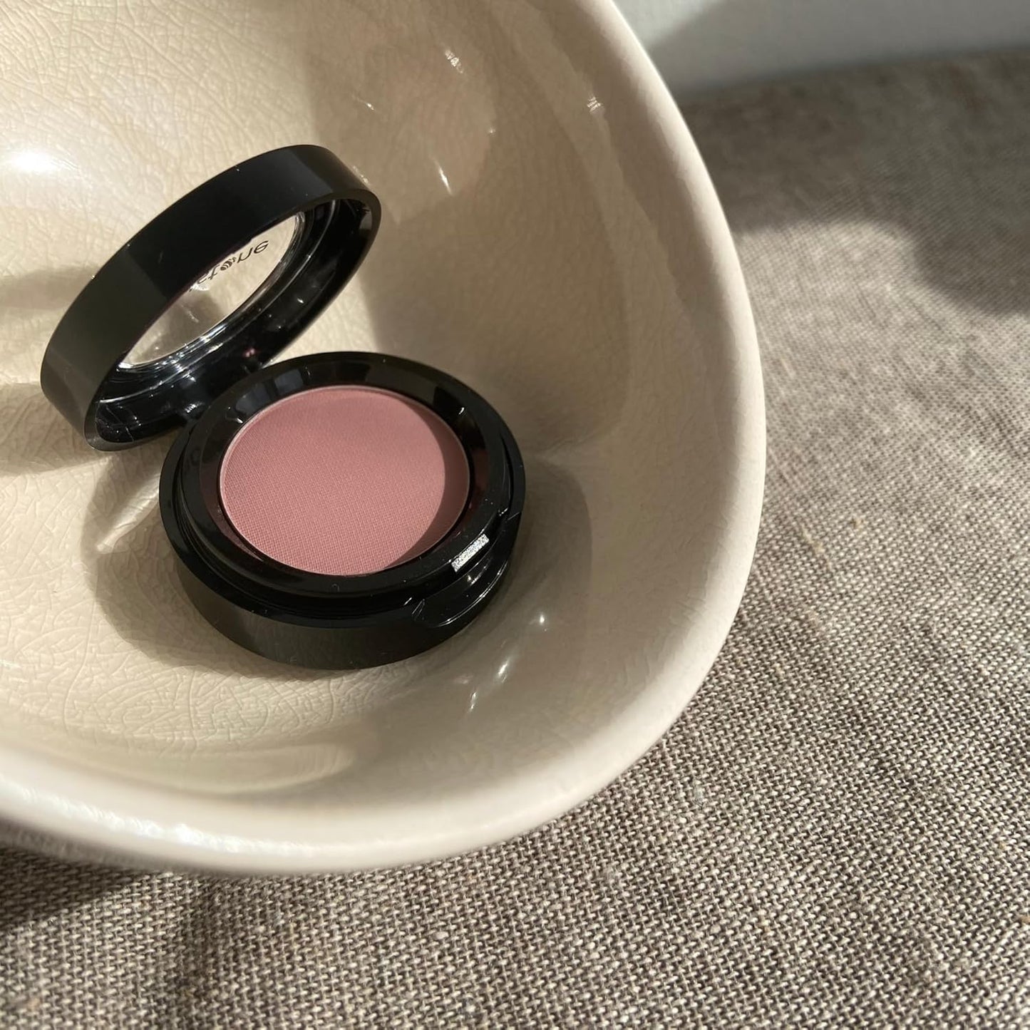 Eyeshadow for Sensitive Eyes, Eyeshadow with Long Durability, Allergy Certified, Fragrance-Free and Vegan Eye Make-Up, Hypoallergenic Make-Up (414 Light Rose)