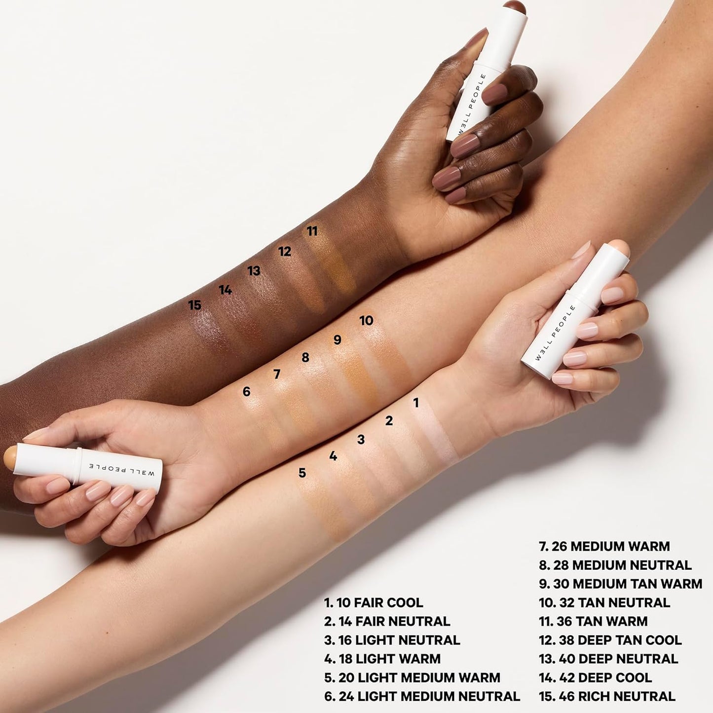 Well People Supernatural Complexion Stick Foundation + Concealer, Buildable, Light-to-Medium Coverage, Soft Matte Finish, Lightweight + Hydrating, Multi-Use, Vegan & Cruelty-Free, 26 Medium Warm