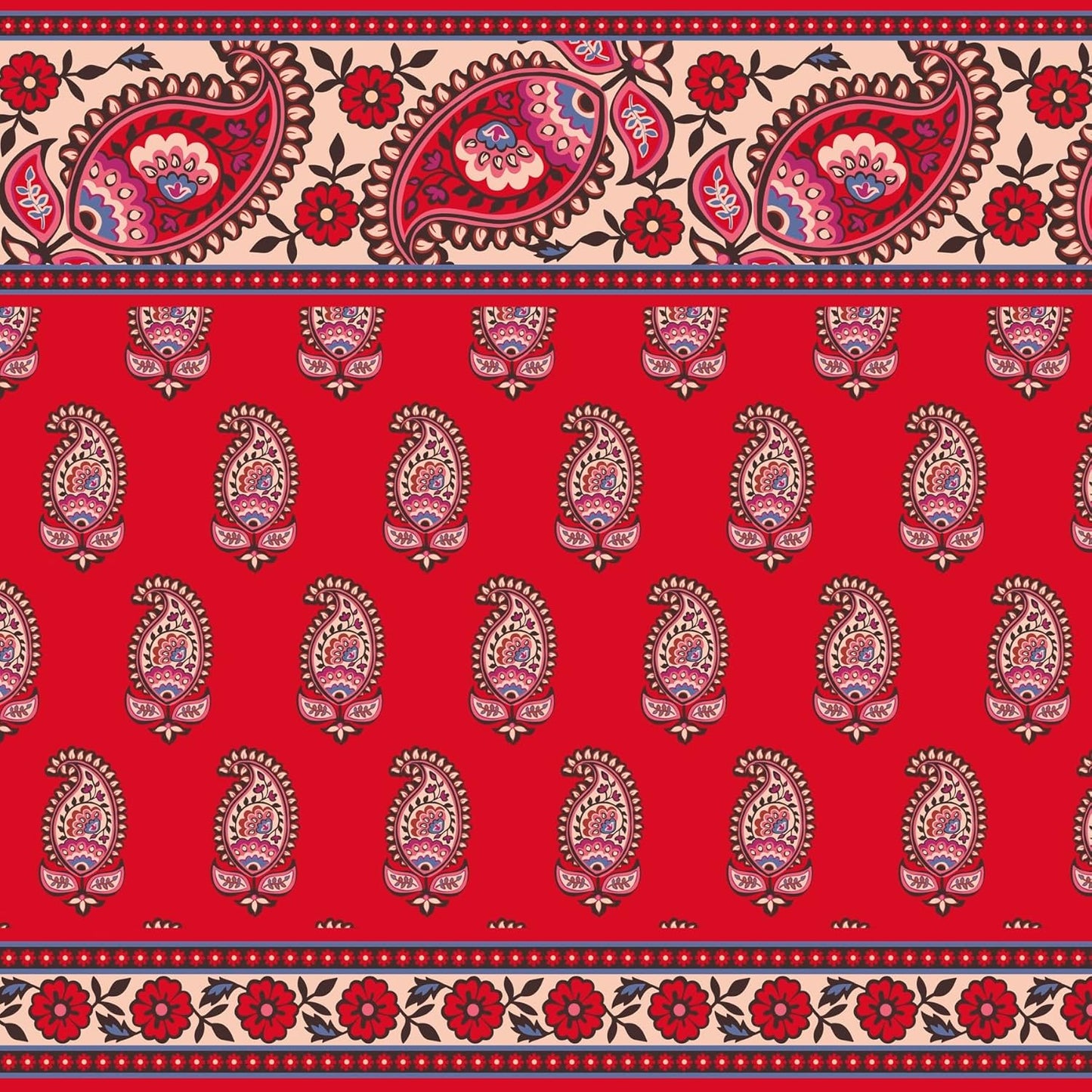 Vera Bradley Women's Premium Cotton Brush Up Cosmetic Case