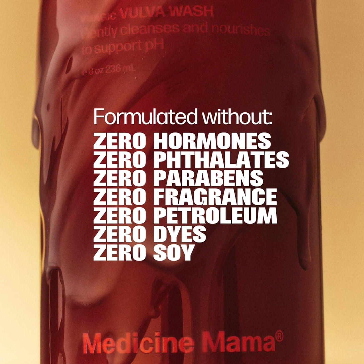 Medicine Mama's Apothecary Vmagic Gentle Feminine Wash pH Balanced to Cleanse and Rejuvenate Intimate Skin with Chamomile, Collagen, Vitamin E and Sage – Hormone Free — 8 oz