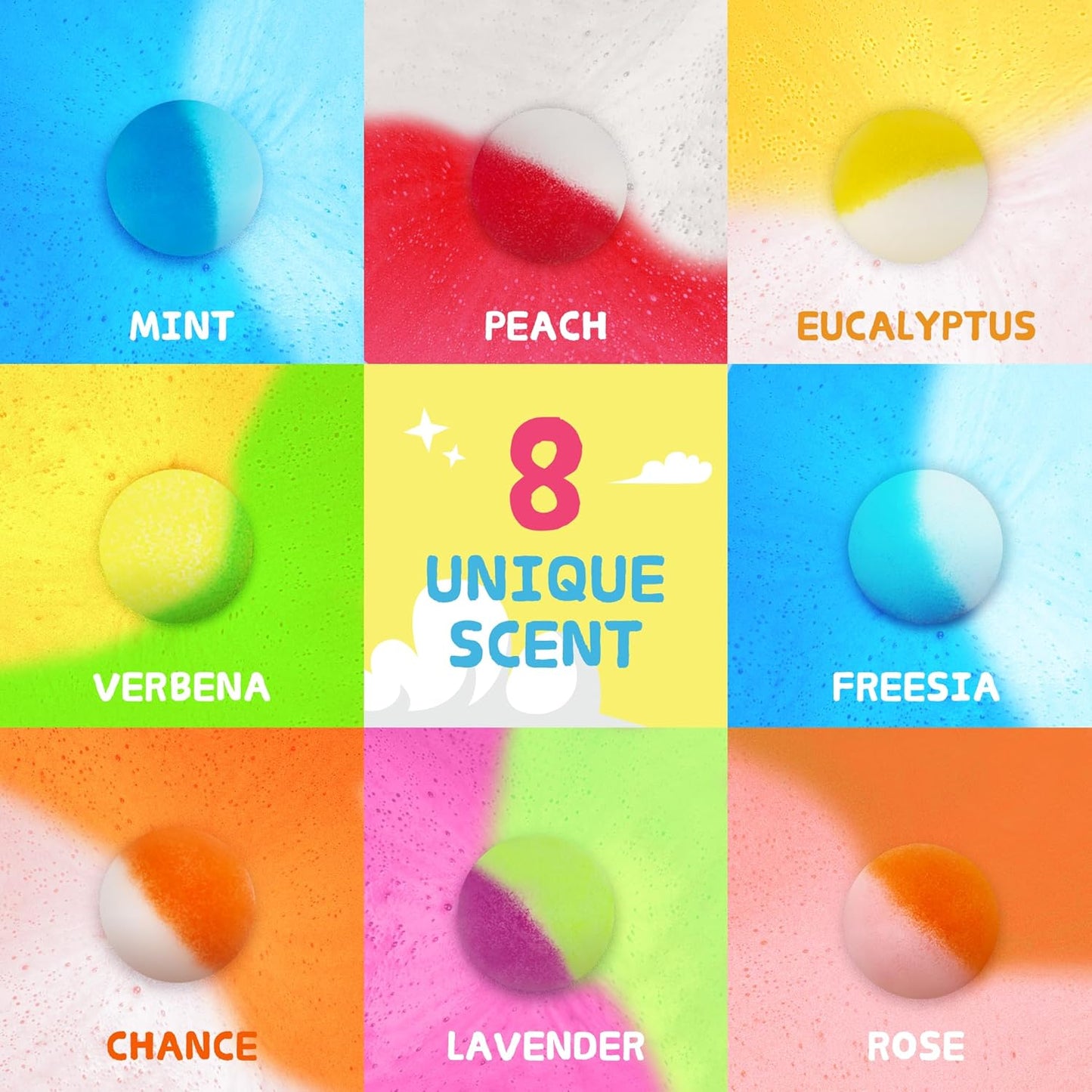 Bath Bombs for Kids with Toy Inside, 30 PCS Natrual and Organic Bubble Bath Bombs with Glow-in-The-Dark Surprise Inside, Perfect Handmade Birthday, Party, for Boys and Girls.