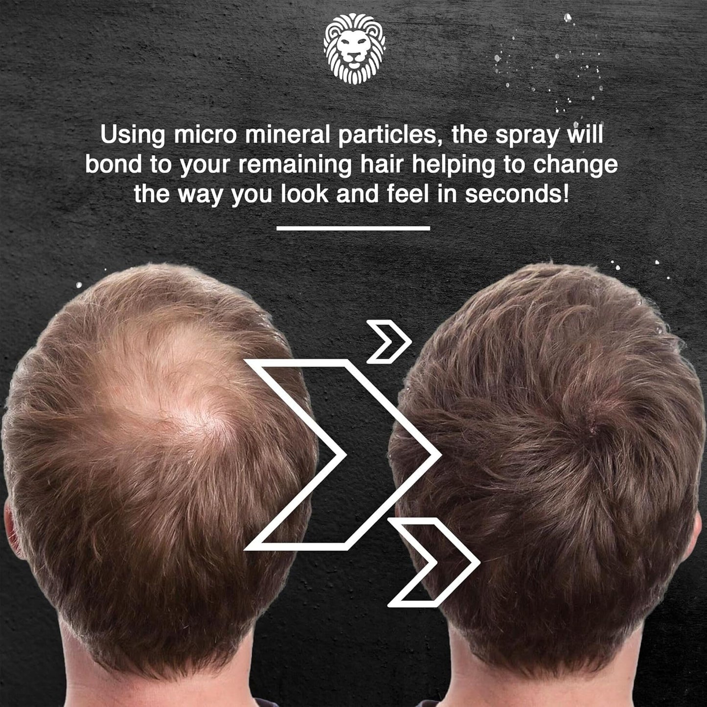 Mane Hair Thickening Spray & Root Touch Up, Instantly Thicker Hair for Men & Women, Fill in Hairlines and Hide Thinning and Fine Patches - Blond, 12 Colors (6.76 oz)