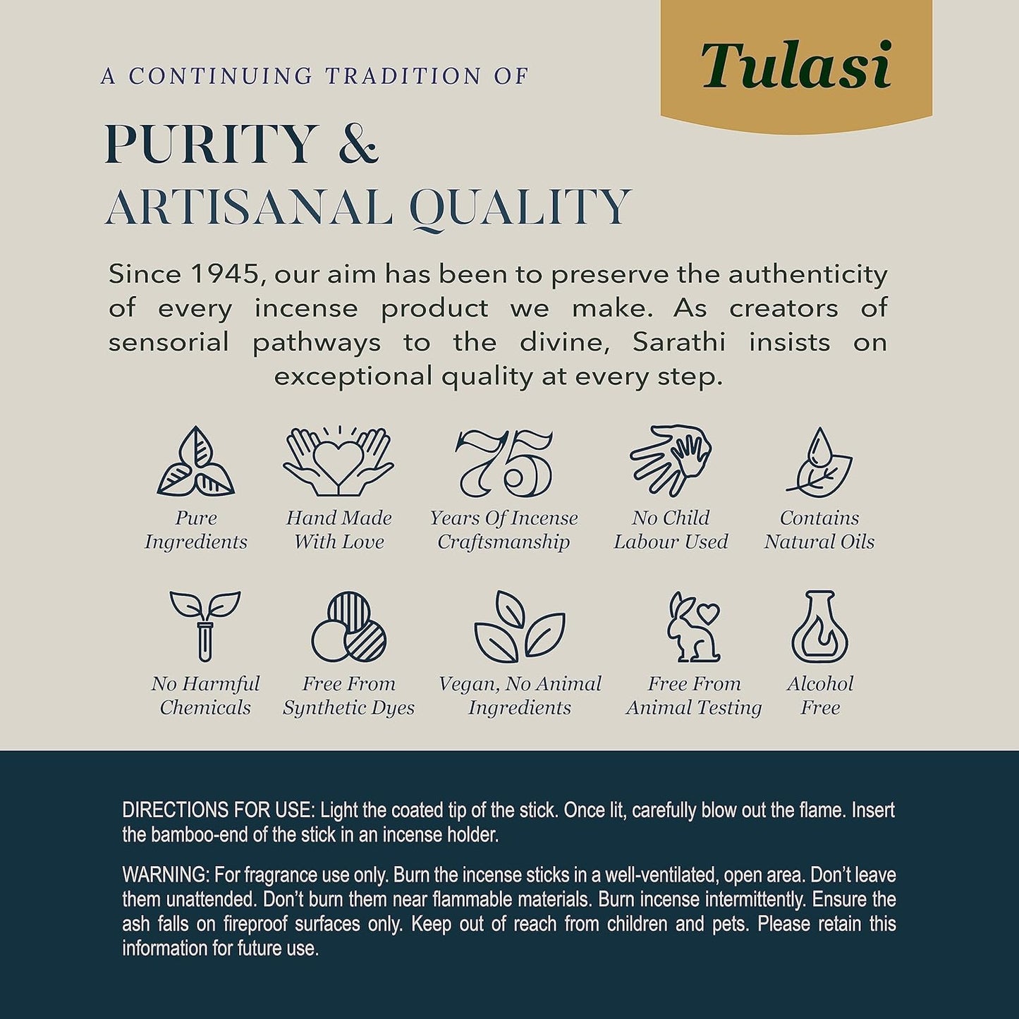 Tulasi Incense Sticks Gift Set – 144 Natural Scented Sticks (12 Fragrances) – Aromatherapy, Meditation, Yoga, Stress Relief, Air Purification – Long-Lasting Fragrance Gift Box (40g)