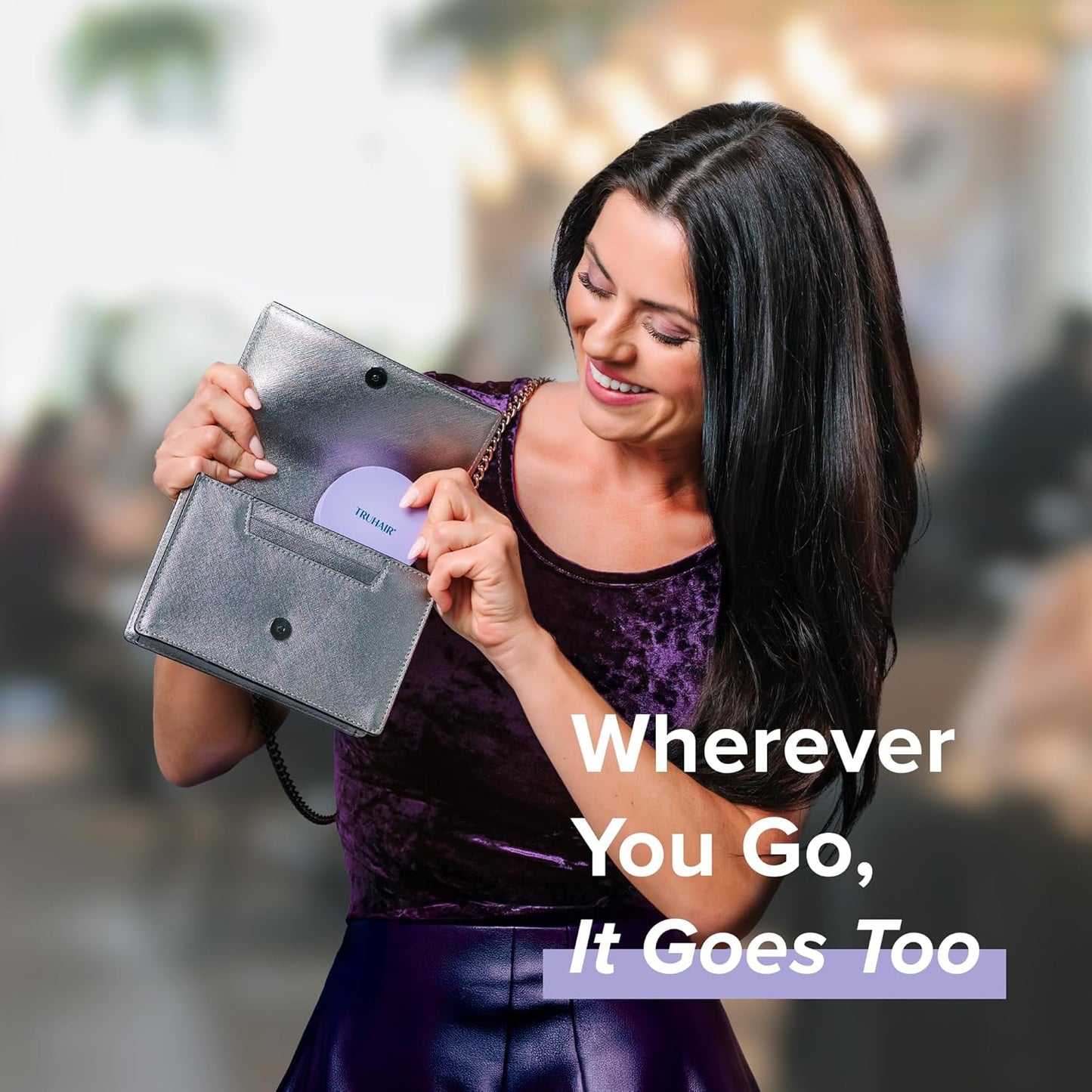 TRUHAIR Root & Scalp Cover Up Refill, Waterproof Pressed Powder for Gray Coverage, Bald Spots & Thinning Hair, Root Touch Up Color, 0.35 oz (Medium Brown)