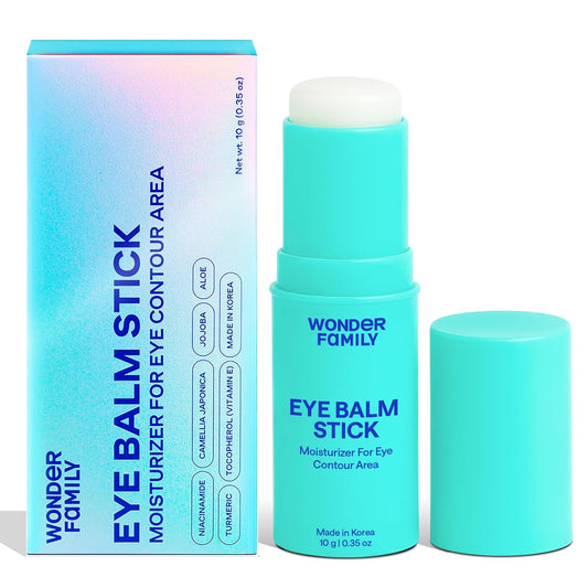 Korean Under Eye Balm Stick - Hydrating Eye Cream for Dark Circles and Puffiness, Wrinkles and Fine Lines - Lightweight Alternative to Serum - Moisturizing Korean Skin Care with Niacinamide, Vitamin E