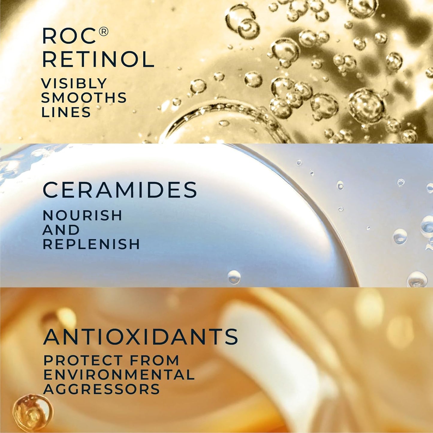 RoC Retinol Correxion Anti-Aging Wrinkle Night Serum, Retinol Serum for Face, Daily Treatment for Fine Lines, Post Acne Scars, 80 Capsules (Limited Edition Value Set), Unscented