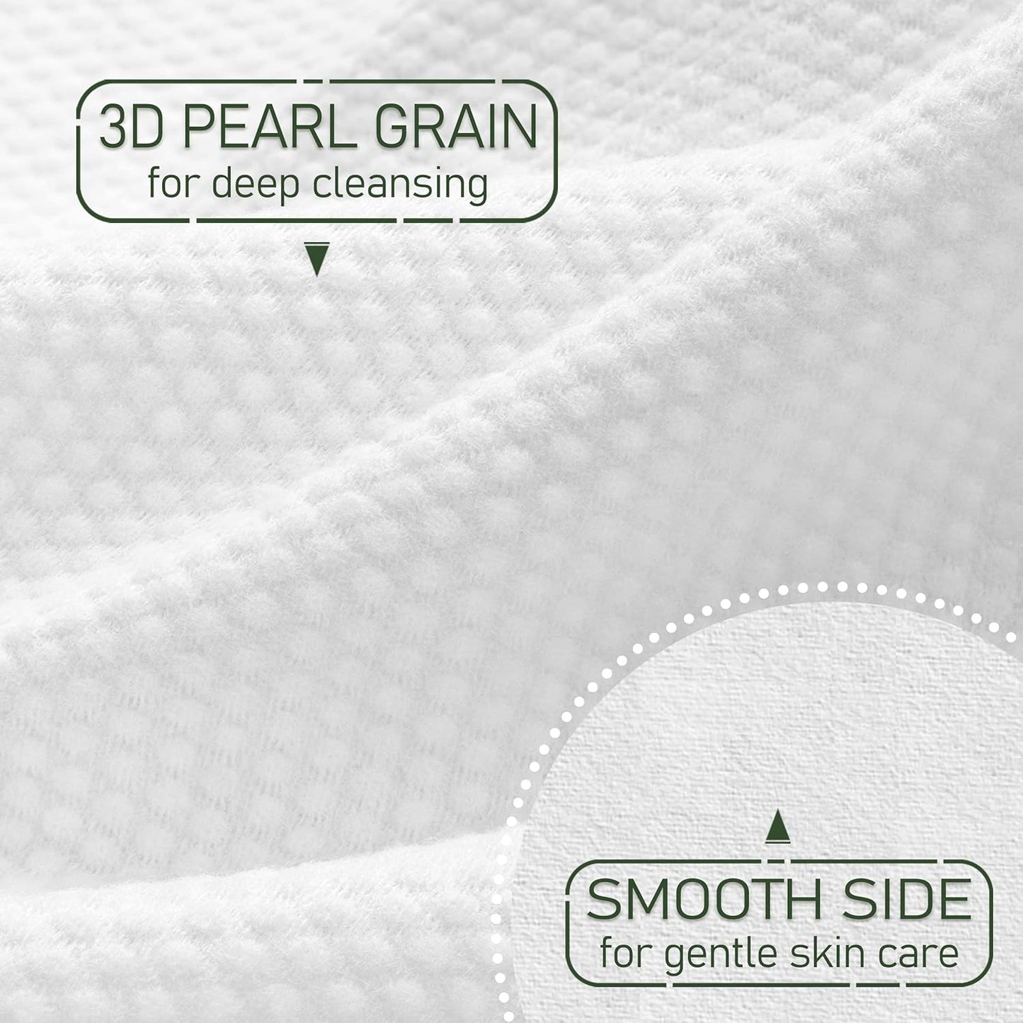 Christmas Style WOWOTEX Disposable Face Towel Biodegradable Large Dry Face Wipes 120 Count/2 Box Extra Thick Soft Clean Facial Towels for Sensitive Skin, Facial Cleansing, Nursing, 10"×12"