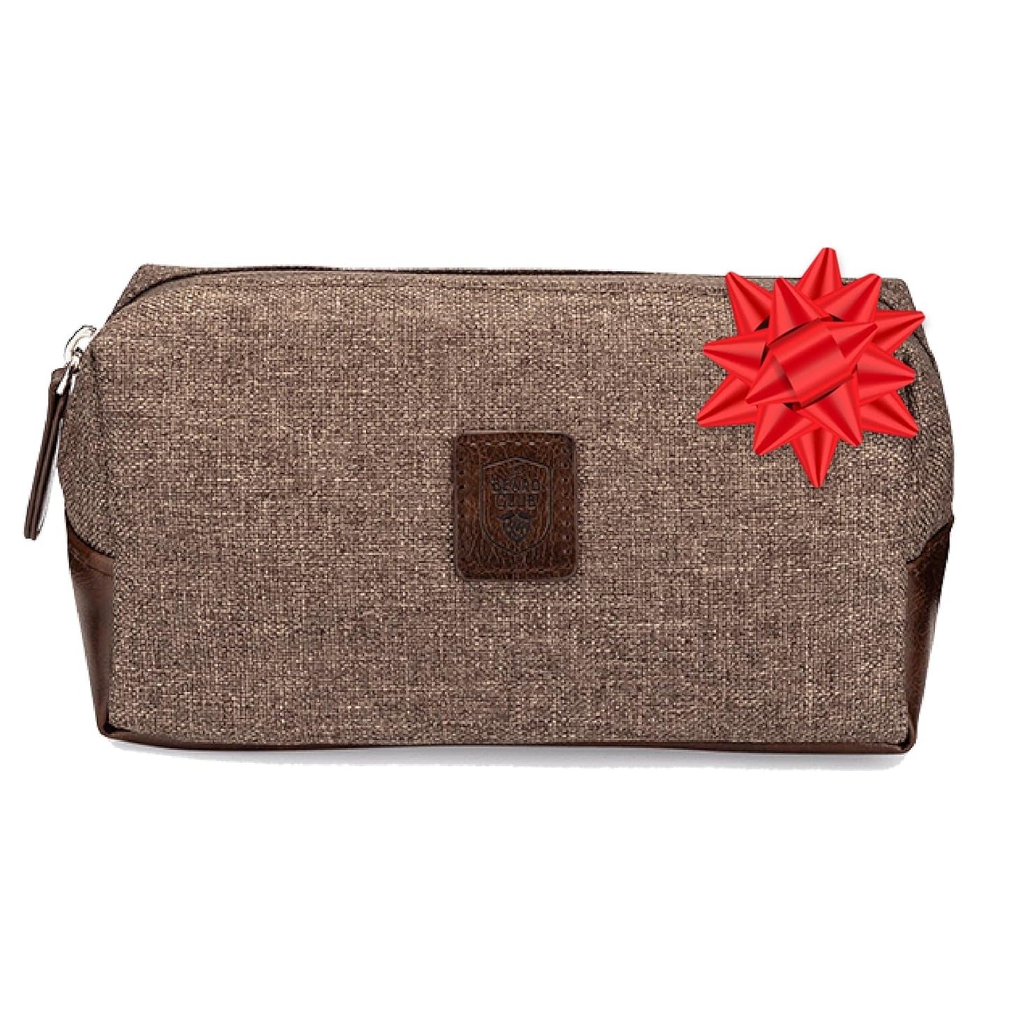 The Beard Club Stylish Travel Toiletry Bag for Men: Durable, Lightweight & Room Toiletry Travel Bag for Grooming Essentials, Shaving Kit, Shower & Bathroom Accessories