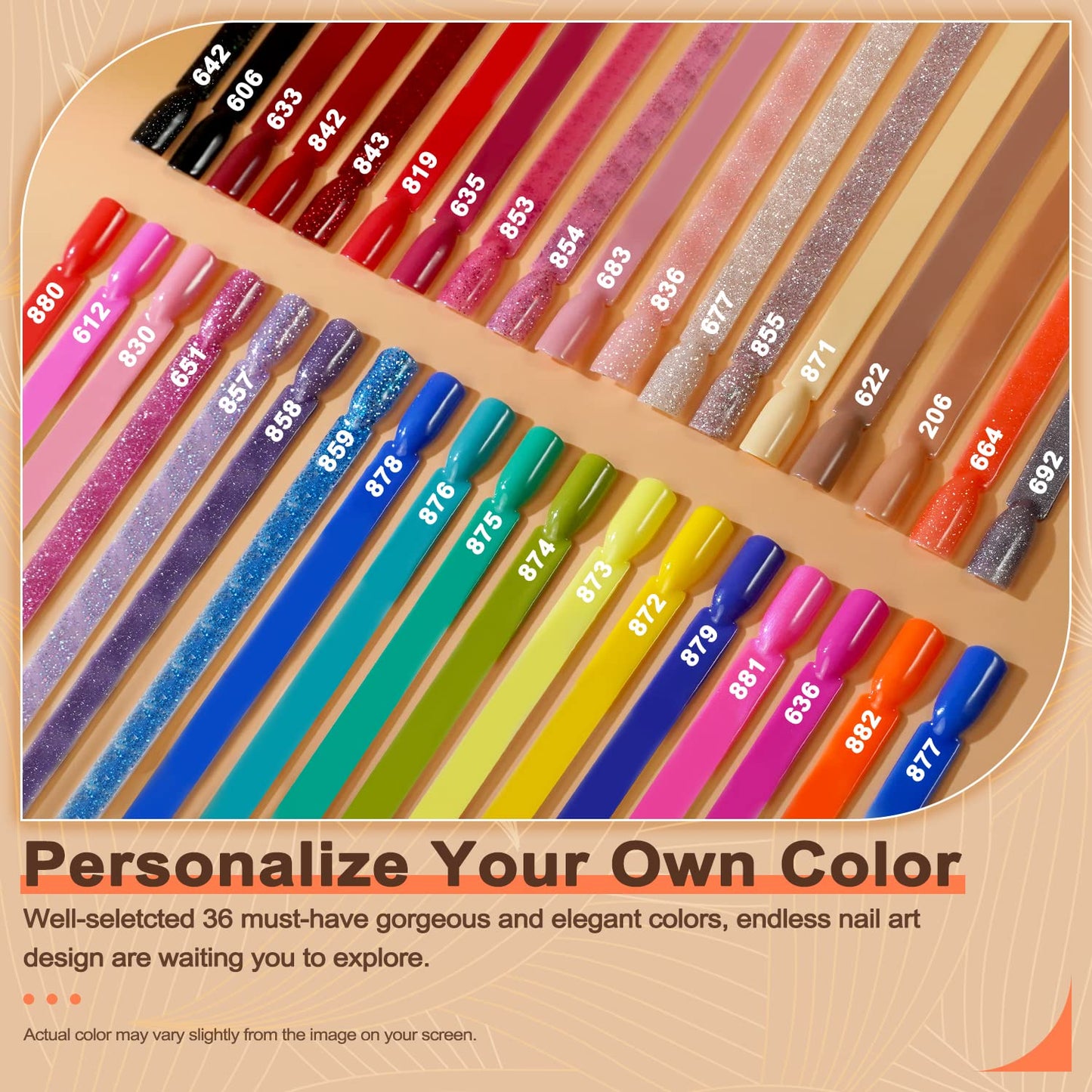 Lavender Violets 36 Colors Dip Powder Nail Kit Starter Quick Drying Dipping Powder Colors Set French Nail Nude Neon All Seasons for Home Salon M950