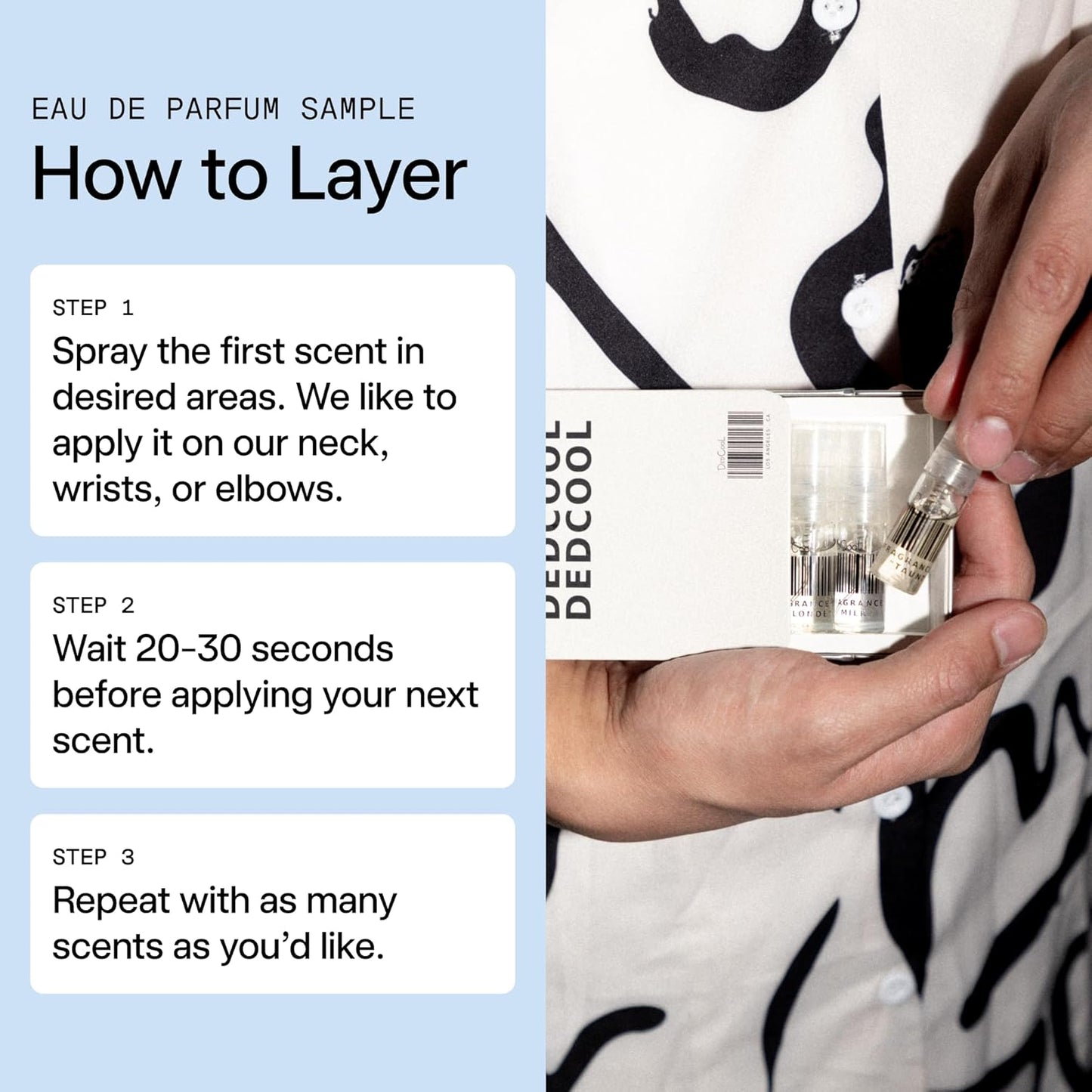 DedCool Sample Tin Luxury Fragrance Discovery Set | 6 Genderless Scents – Xtra Milk, Milk, Red Dakota, 01 Taunt, Madonna Lilly, 03 Blonde | Long Lasting, Vegan, Non-Toxic, Clean | Travel Size