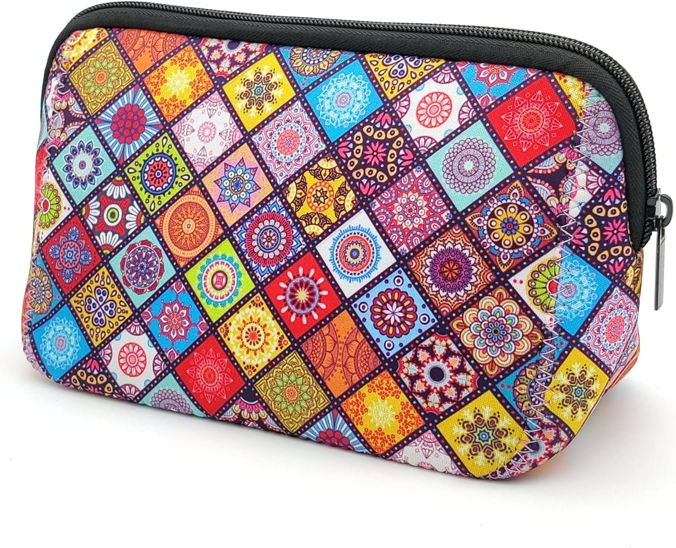 Cosmetic Bag Waterproof Neoprene Zipper Pouch Travel Portable Toiletry Makeup Bags Organizer Case for Women and Girls