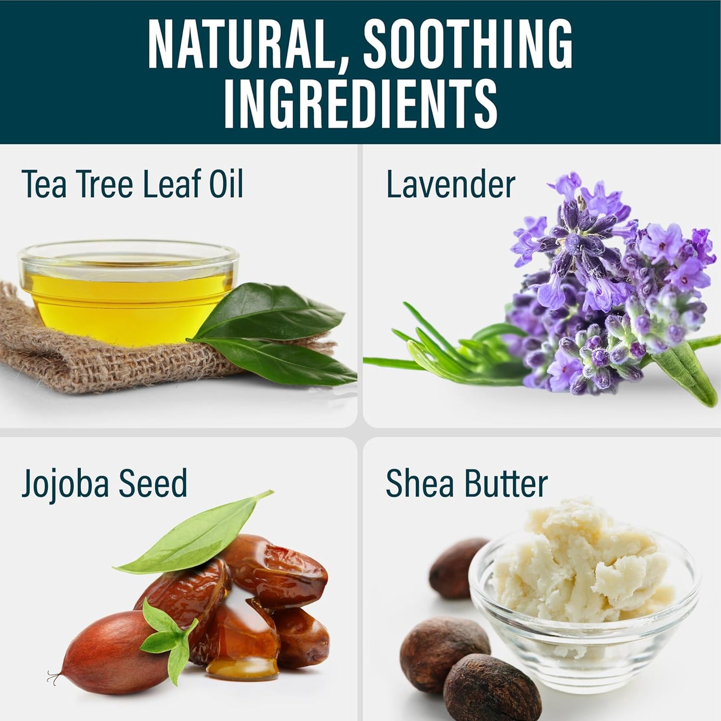 NUVADERMIS Tea Tree Oil Foot Balm – Effective Recovery Balm for Dry, Cracked Feet, Athlete’s Foot, Ringworm & Itchy Skin – Soothing Moisturizer – 2 oz