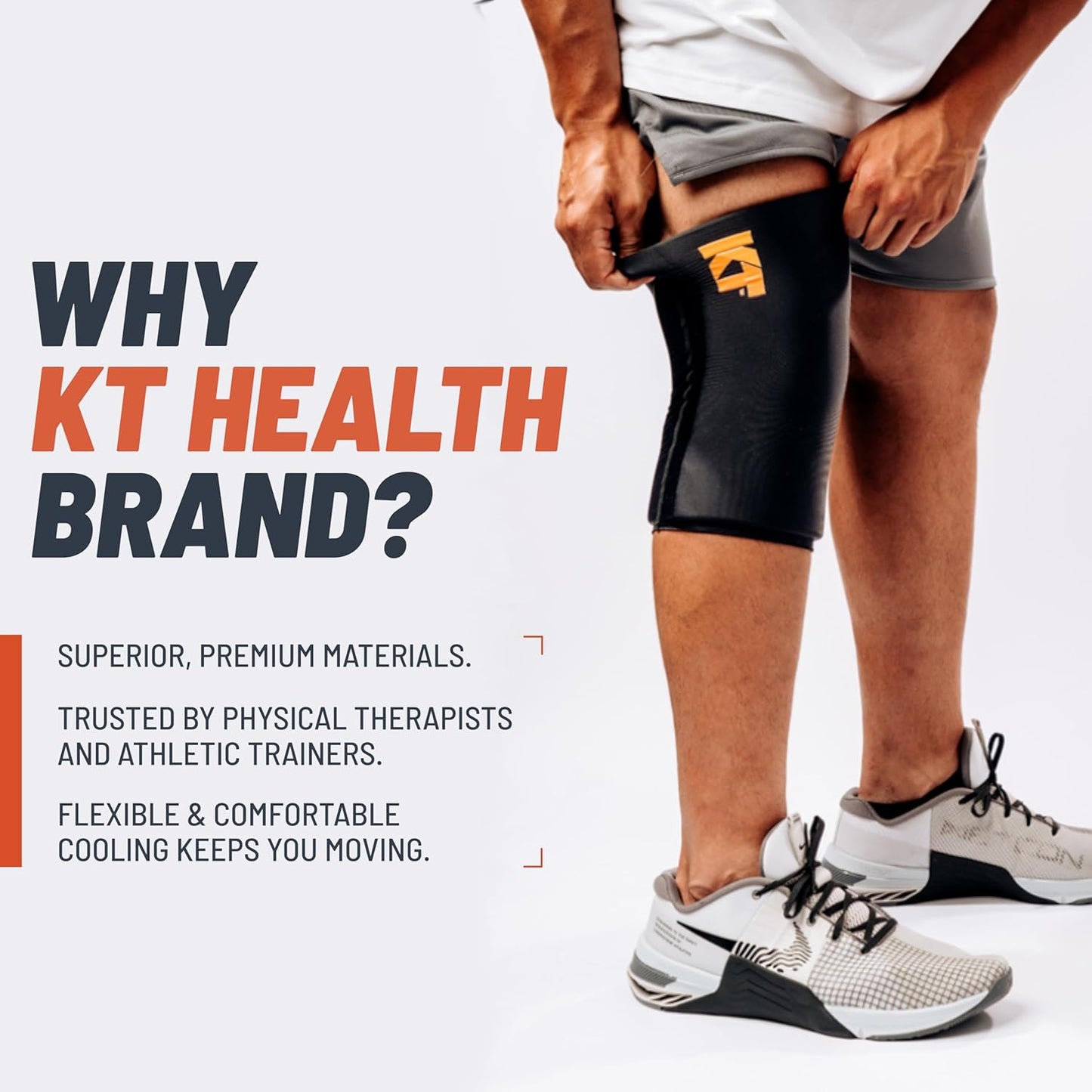KT Health, Size XS/S, Ice Sleeve and Universal Bag, Direct 360 Degree Cooling and Compression