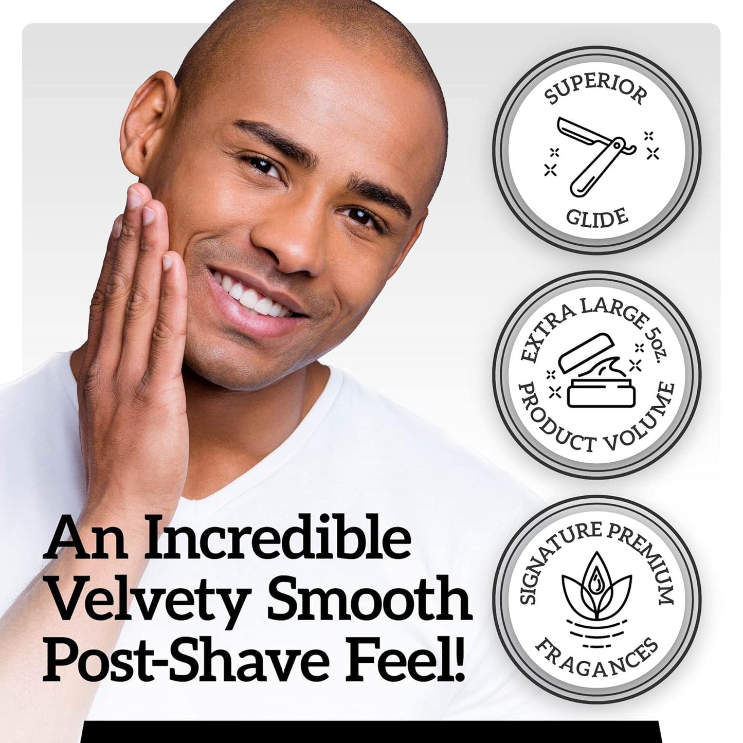 Mr. Fine 21C Men’s Shaving Soap, Builds Thick & Easy Lather, Protects From Razor Burn & Irritation, No Artificial Colors, Made In Italy, 5oz. (150ml), Snake Bite