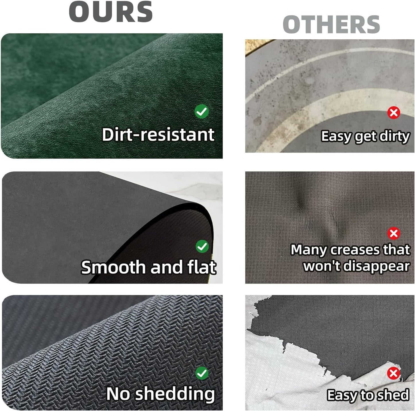 Bathroom Mat Quick Dry, Bathroom Rugs Non Slip Washable Thin Absorbent Bath Mat Fits Under Door Bathroom Floor Mat Perfect for Bath, Shower, or Sink 16"x24" Dark Green