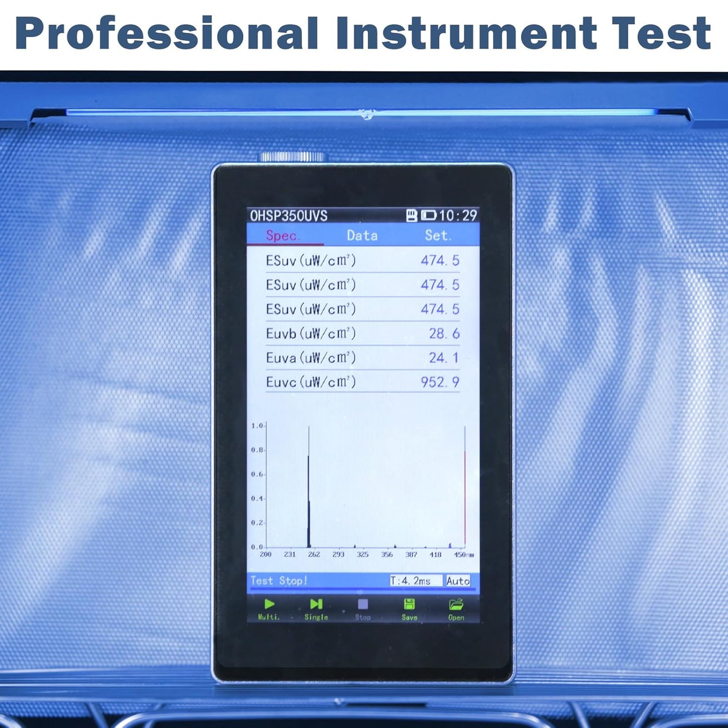 UVC Sanitizer Box Ozone Free with Timer, Portable Large Cleaner Bag with USB Port, UV Light Blue Tote for Mask, Cell Phone, Baby Bottle, Key, Towel 12L/3.17 gal