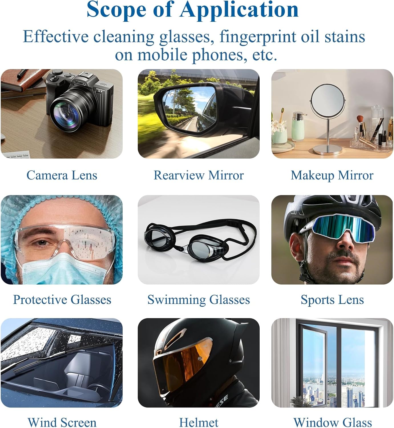 （200 PCS) Anti-Fog Lens Wipes Pre-Moistened Anti-Fog Wipes| Glasses Cleaner Safely Cleans Glasses, Sunglasses, Phone Screen, Electronics & Camera Lens