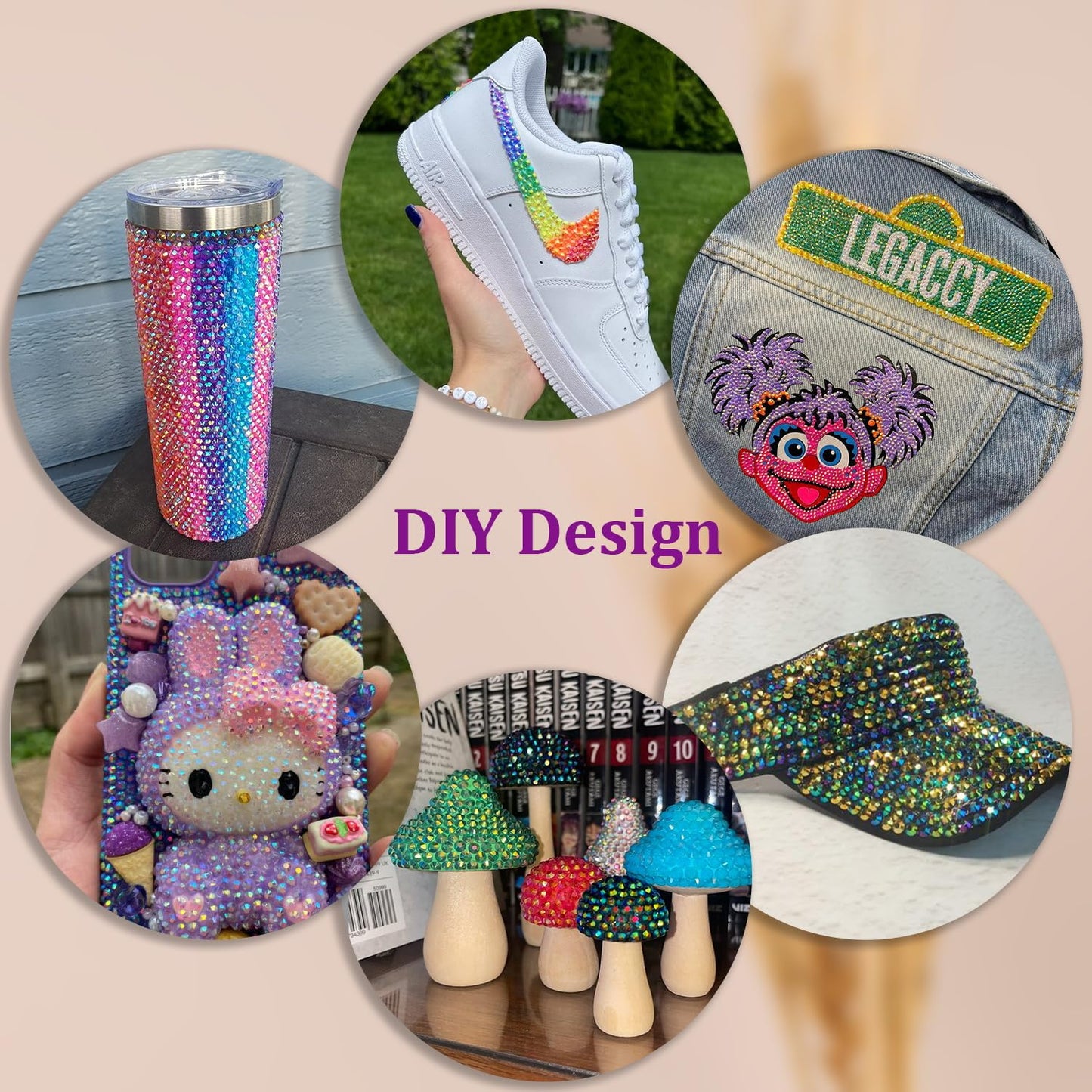 Resin Jelly Rhinestones for Crafting with B7000 Jewelry Glue, 2 Boxes White Flatback Crystals with 3Pcs 10ml Glue, Bedazzling Non Hotfix Gems for DIY Tumblers Clothing Shoes Manicure